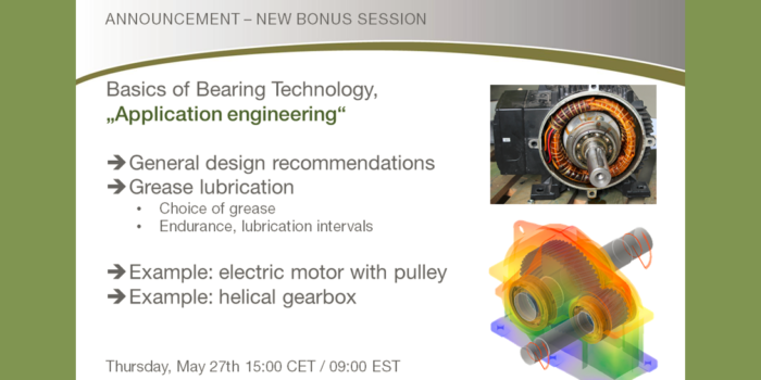 Online Seminars: all-new bonus session – “Application Engineering”